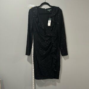 Black Ralph Lauren cocktail dress size 10
